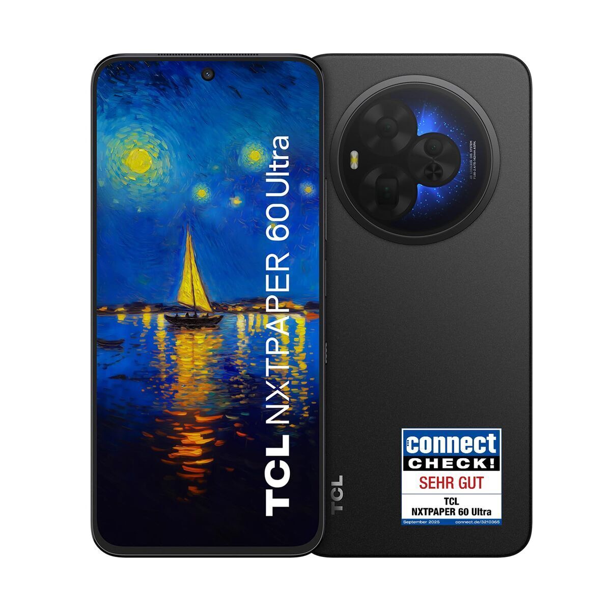 Smartphone TCL NXTPAPER 60 Ultra 5G 7,2" Octa Core Mediatek Dimensity 7400 12 GB RAM 512 GB Preto
