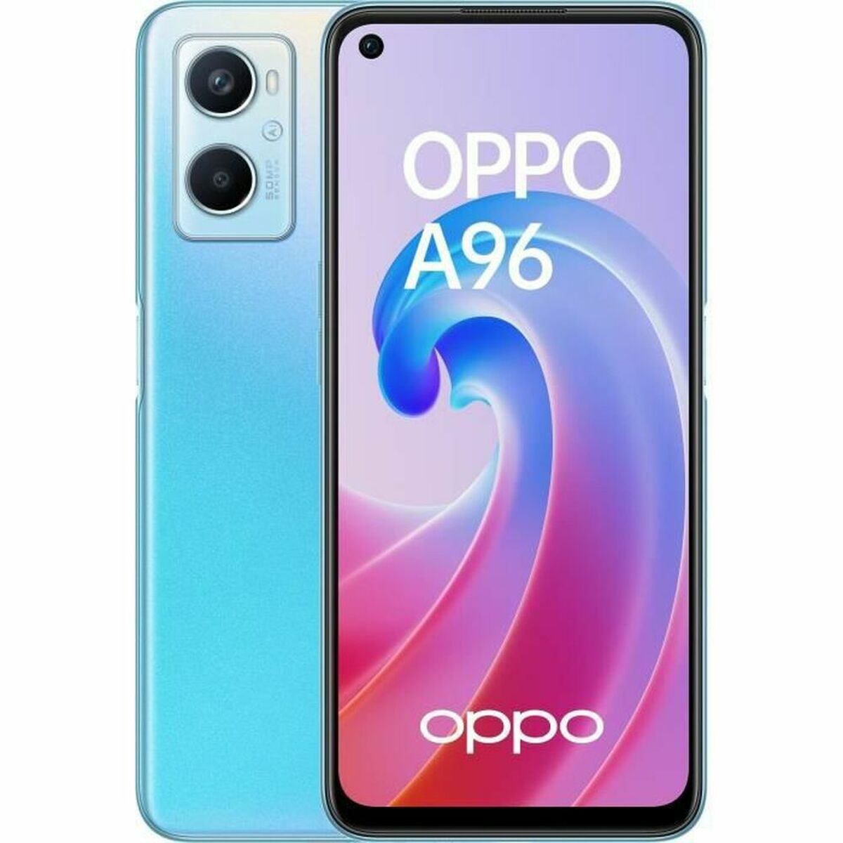 Smartphone Oppo A96 Azul 6,59" Qualcomm Snapdragon 680 Preto 8 GB RAM 128 GB