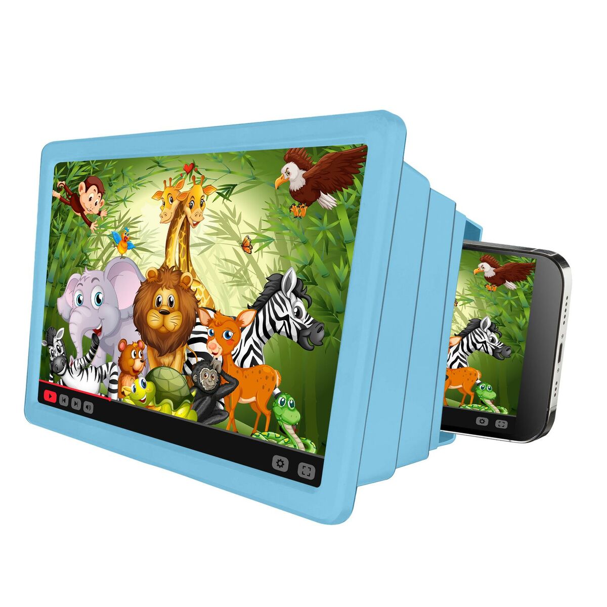 Ampliador de Écran para Dispositivos Móveis Celly KIDSMOVIEBL Azul