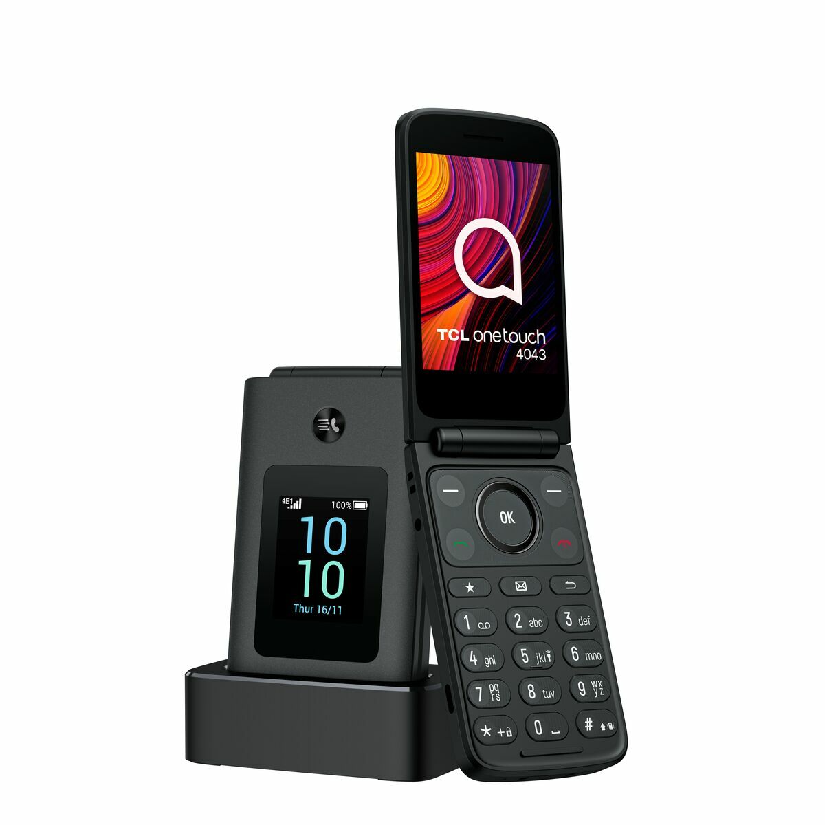 Telefone Móvel para Idosos TCL 4043 2,8" 512 MB RAM Cinzento escuro