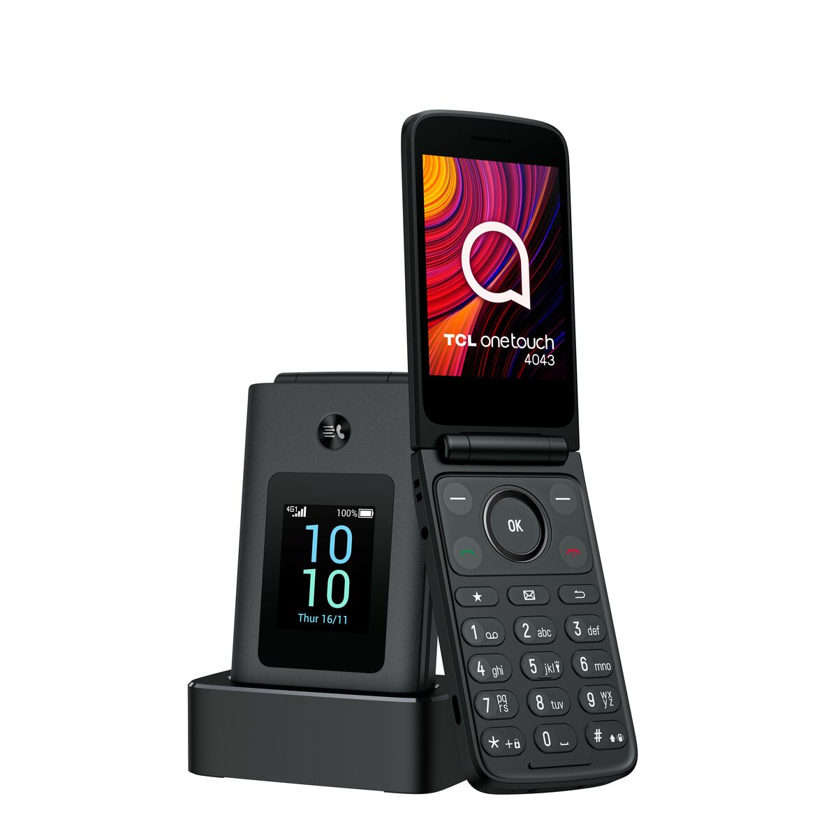 Telefone Telemóvel TCL 4043D 128 MB Cinzento 3,2"
