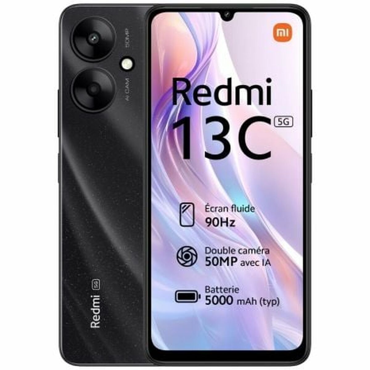 Smartphone Xiaomi Redmi 13C 6,74" Mediatek Dimensity 6100+ 4 GB RAM 128 GB Preto